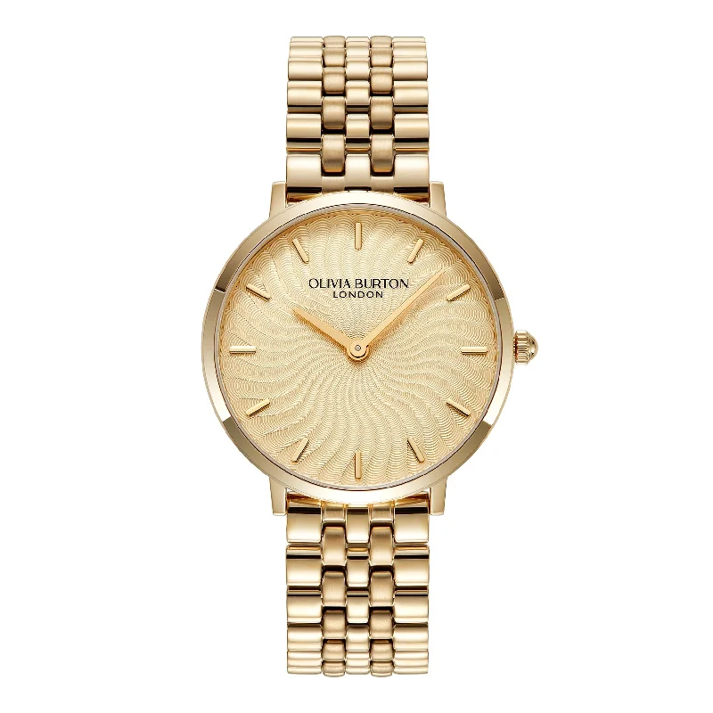Men's Quartz Watches for Retro Charm-OLIVIA BURTON, RADIANT SUN