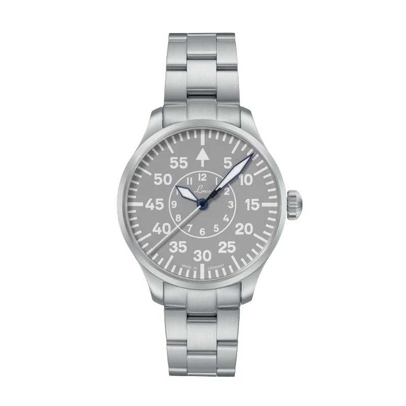 Pilot Watches for Men with American Made Craftsmanship-Pilot Basic Aachen Grau 39 MB 862162.MB
