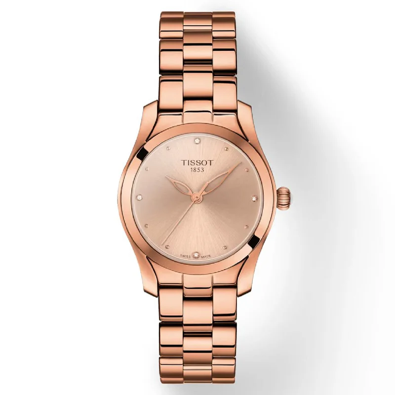 Women's Heritage Watches for Understated Elegance-Tissot T-Lady T-Wave Cream Dial Women 30mm