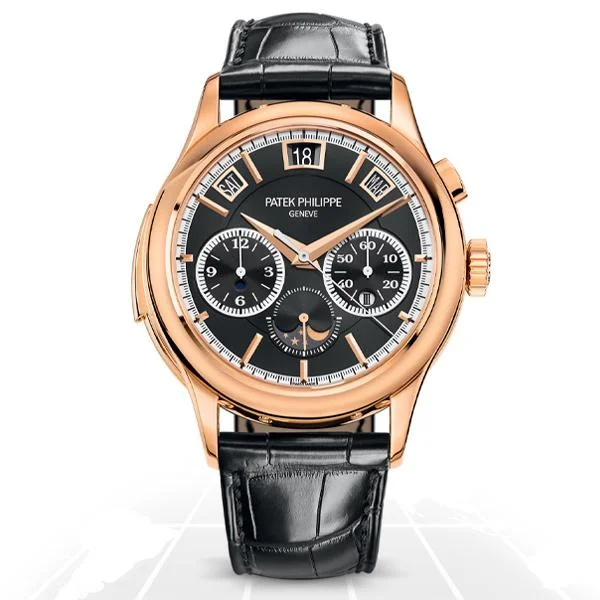 Men's Patek Philippe Watches for UV Protection-Patek Philippe	Grand Complications Minute Repeater Perpetual Calendar Chronograph	5208R-001