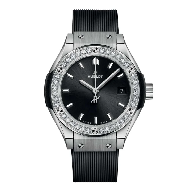 Men's Quartz Watches for Fitness Tracking-HUBLOT, CLASSIC FUSION