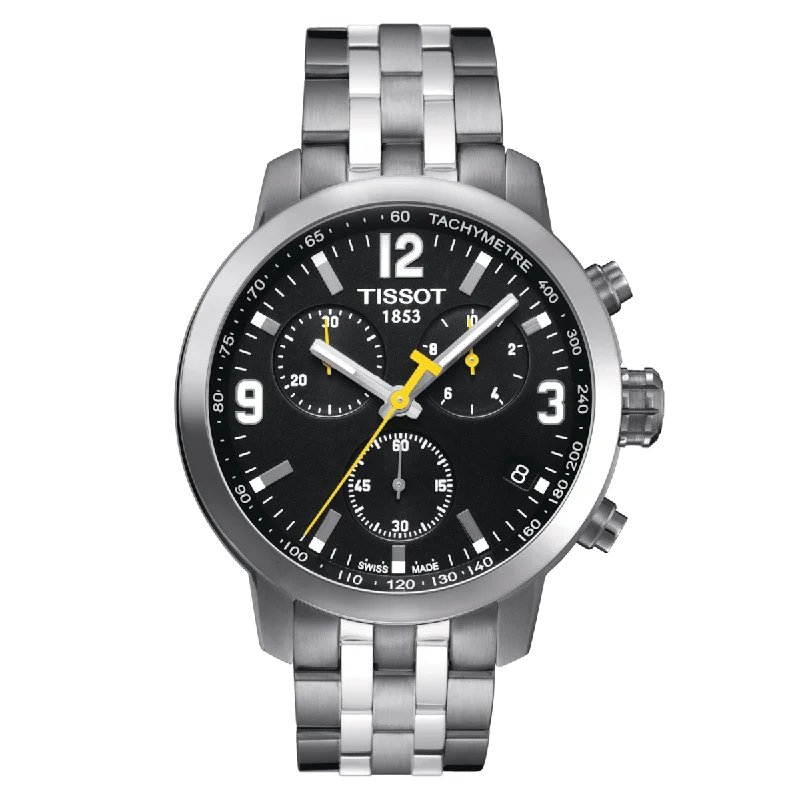 Women's High-End Heritage Watches-Tissot T-Classic Black Dial Men 42mm