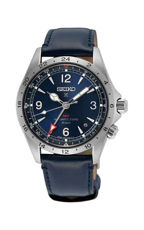 Men's Seiko Seasonal Design Watches-Seiko Prospex Land GMT SPB377J1