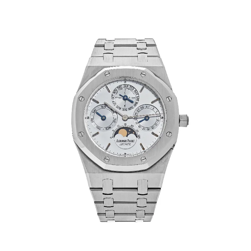 Men's Audemars Piguet Seasonal Design Watches-Audemars Piguet Royal Oak Perpetual Calendar 25820ST.OO.0944ST.01 Stainless Steel Smooth Grey Dial