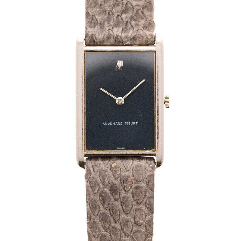 Men's Audemars Piguet Spring Watches-Audemars Piguet White Gold Vintage Tank Watch