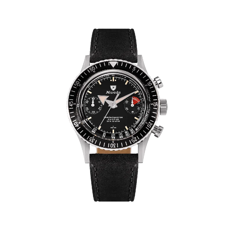 Women's Chronograph Watches with Smart Features-Nivada Grenchen Broad Arrow N - Manual