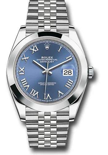 men's Rolex watches with enamel dial -​Rolex - Datejust II 41mm - Stainless Steel - Smooth Bezel - Jubilee Bracelet