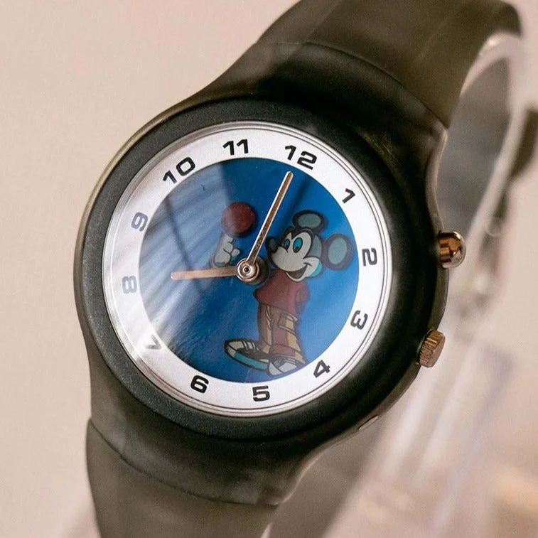 Women's Pilot Watches with Vintage Inspiration-RARE Digital 3D Mickey Mouse Disney Watch | Mint Condition Watch Women's Pilot Watches with Vintage Inspiration-RARE Digital 3D Mickey Mouse Disney Watch | Mint Condition Watch