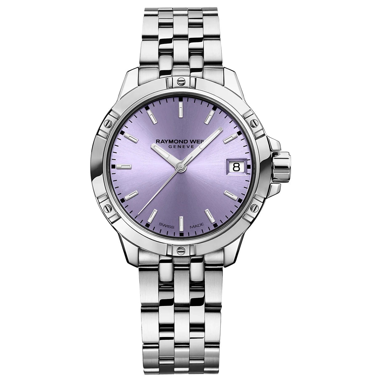 Men's Small Size Style Dress Watches for Petite Wrist-Raymond Weil Tango  Ladies  Violet Watch 5960-­ST-­46001