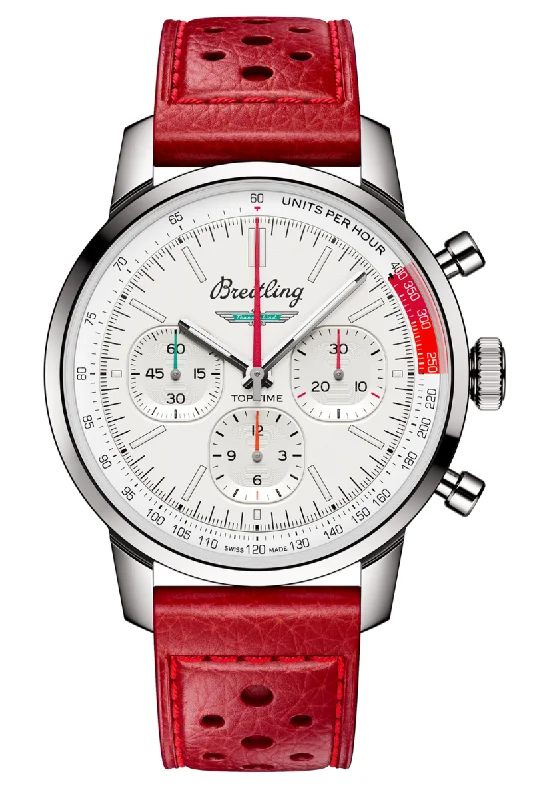Men's Engraved Dress Watches for Anniversary Gifts-Breitling Top Time B01 Ford Thunderbird Chronograph AB01766A1A1X1