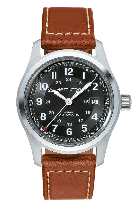 Men's Designer Style Dress Watches with Custom Details-Hamilton Khaki Field Auto H70555533