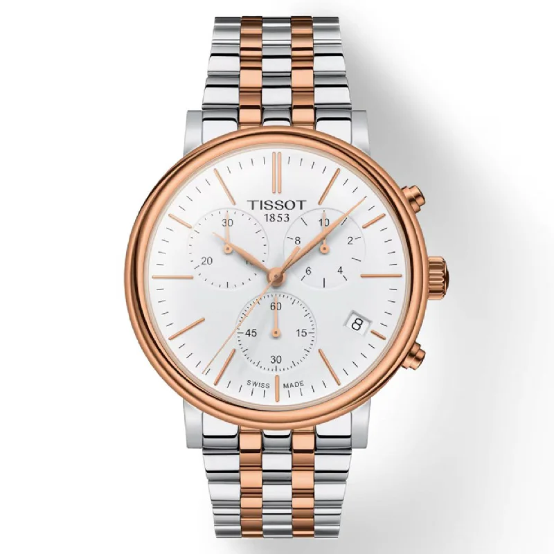 Women's Classic Heritage Watches-Tissot T-Classic Carson White Dial Men 41mm