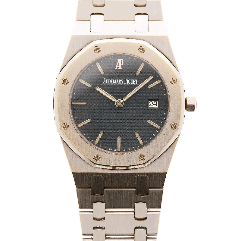 Men's Audemars Piguet Unique Shape Watches-Audemars Piguet White Gold Royal Oak Ref. 56175