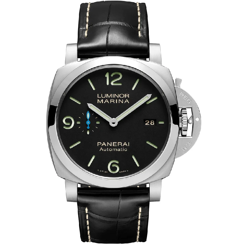 Women's Military Watches with Office Wear Style Inspiration-Luminor Marina 1950 44MM PAM01312