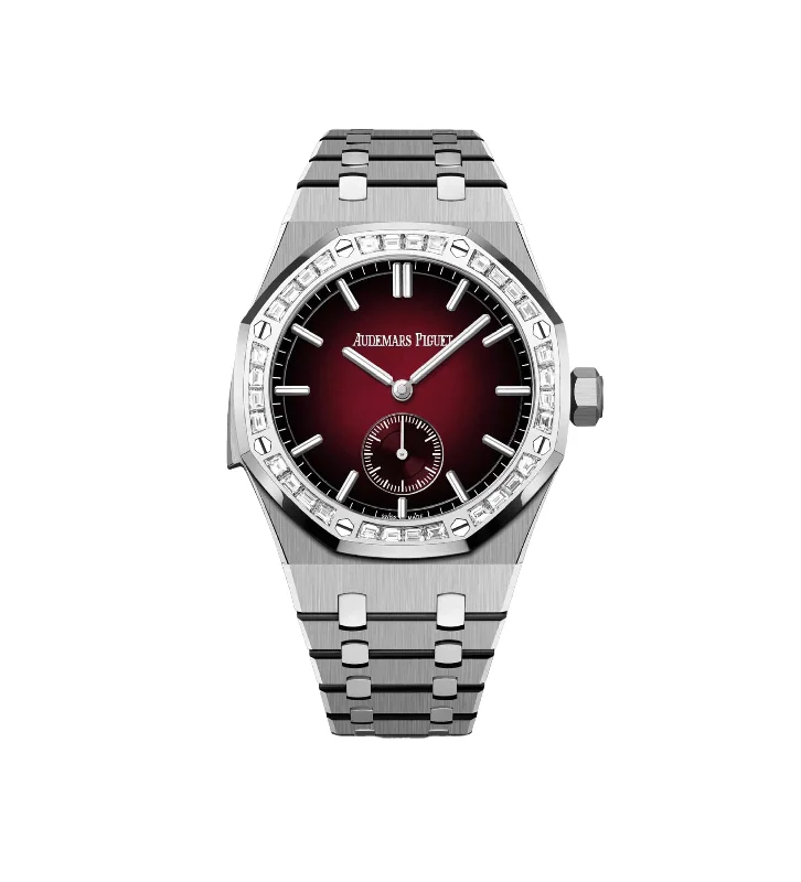 Men's Audemars Piguet Classic Design Watches-Audemars Piguet Royal Oak 26591IP.OO.1252IP.01 Minute Repeater Supersonnerie With Diamond Bezel