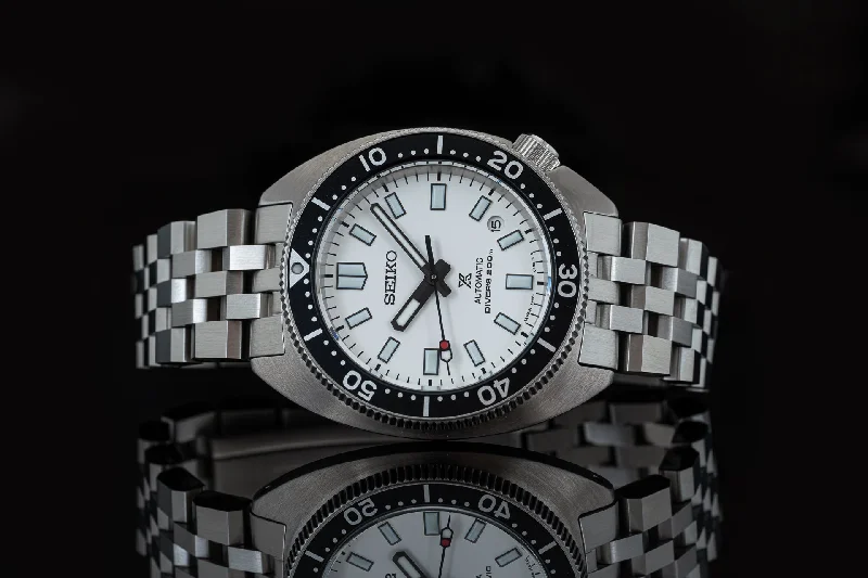 Men's Seiko Thick Case Style Watches-Super Engineer Bracelet (Seiko SPB317 Slim Turtle)