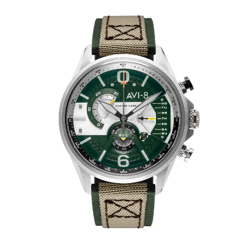 Men's Chronograph Watches with Classic Design-Hawker Harrier II Dual Retrograde Chronograph AV-4056-02