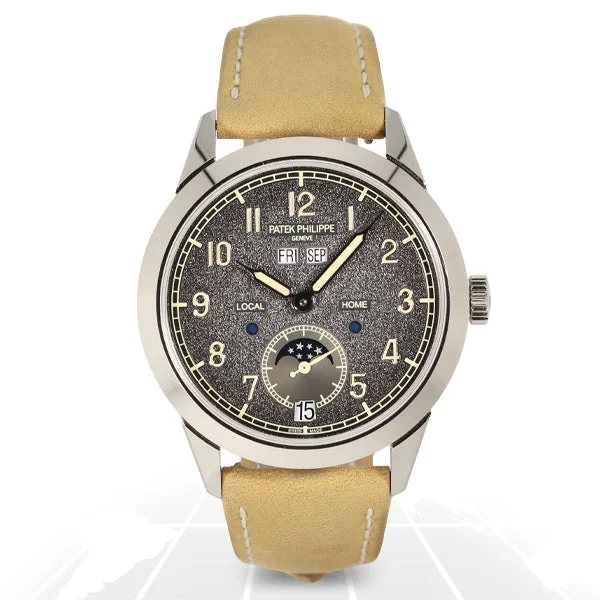 Men's Patek Philippe Watches for Travelers-Patek Philippe Complications Annual Calendar Travel Time 5326G-001