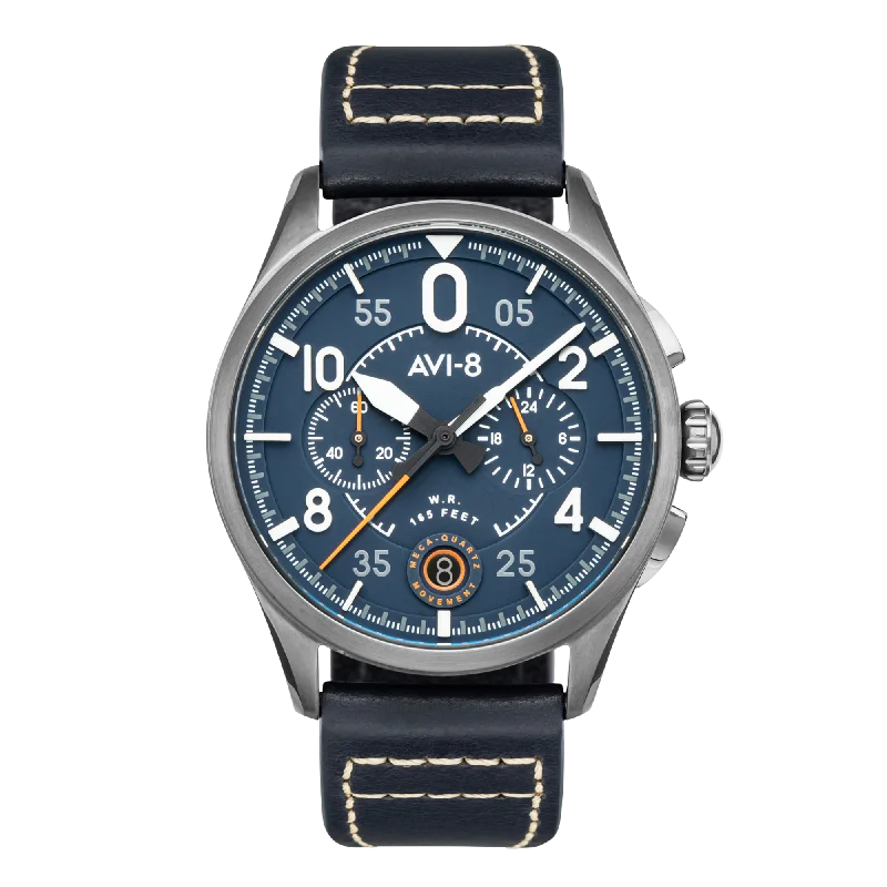 Men's Chronograph Watches with Thermometer Function-CHANNEL BLUE
