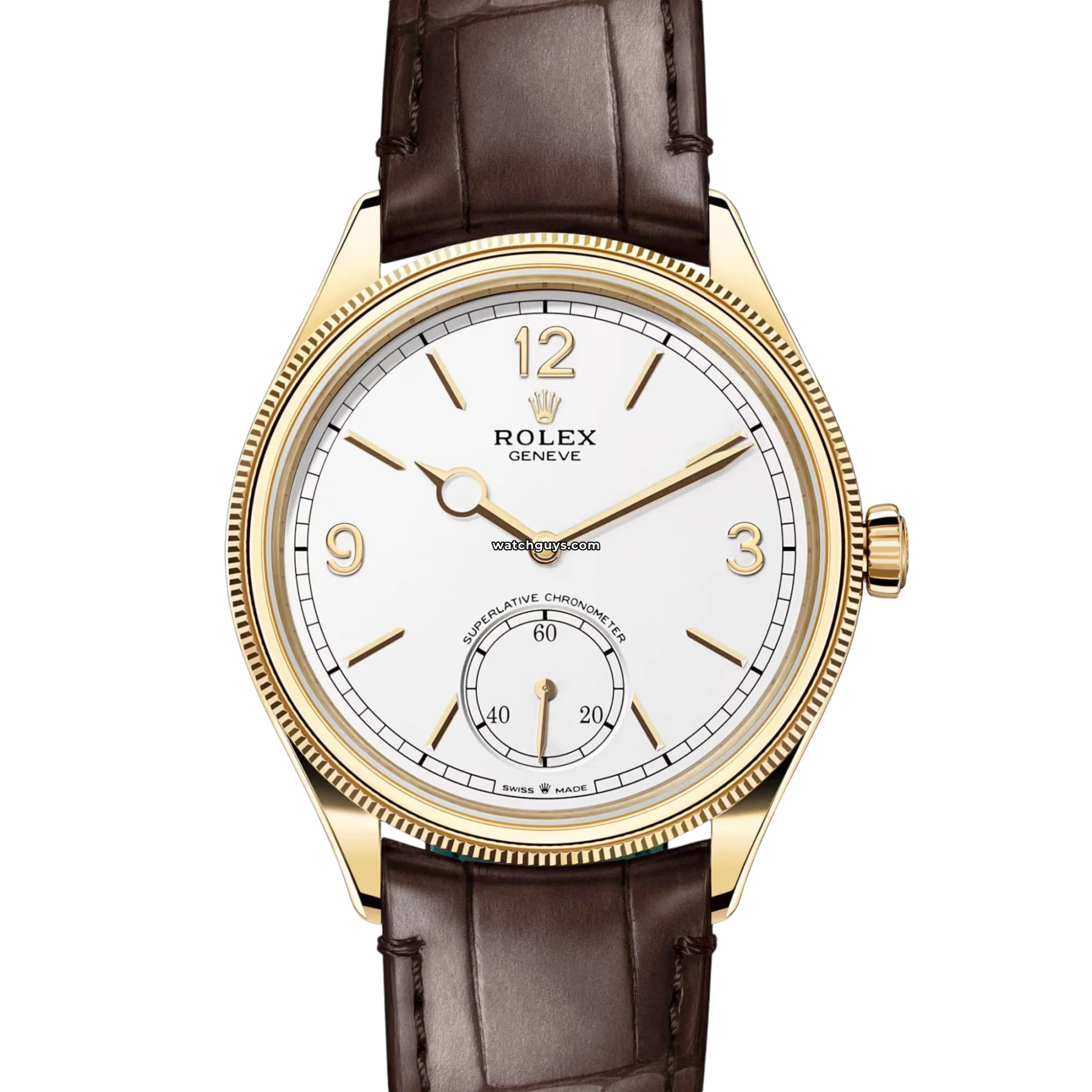 Women's Rolex Everyday Wear Style Watches-Rolex 1908 Yellow Gold 52508