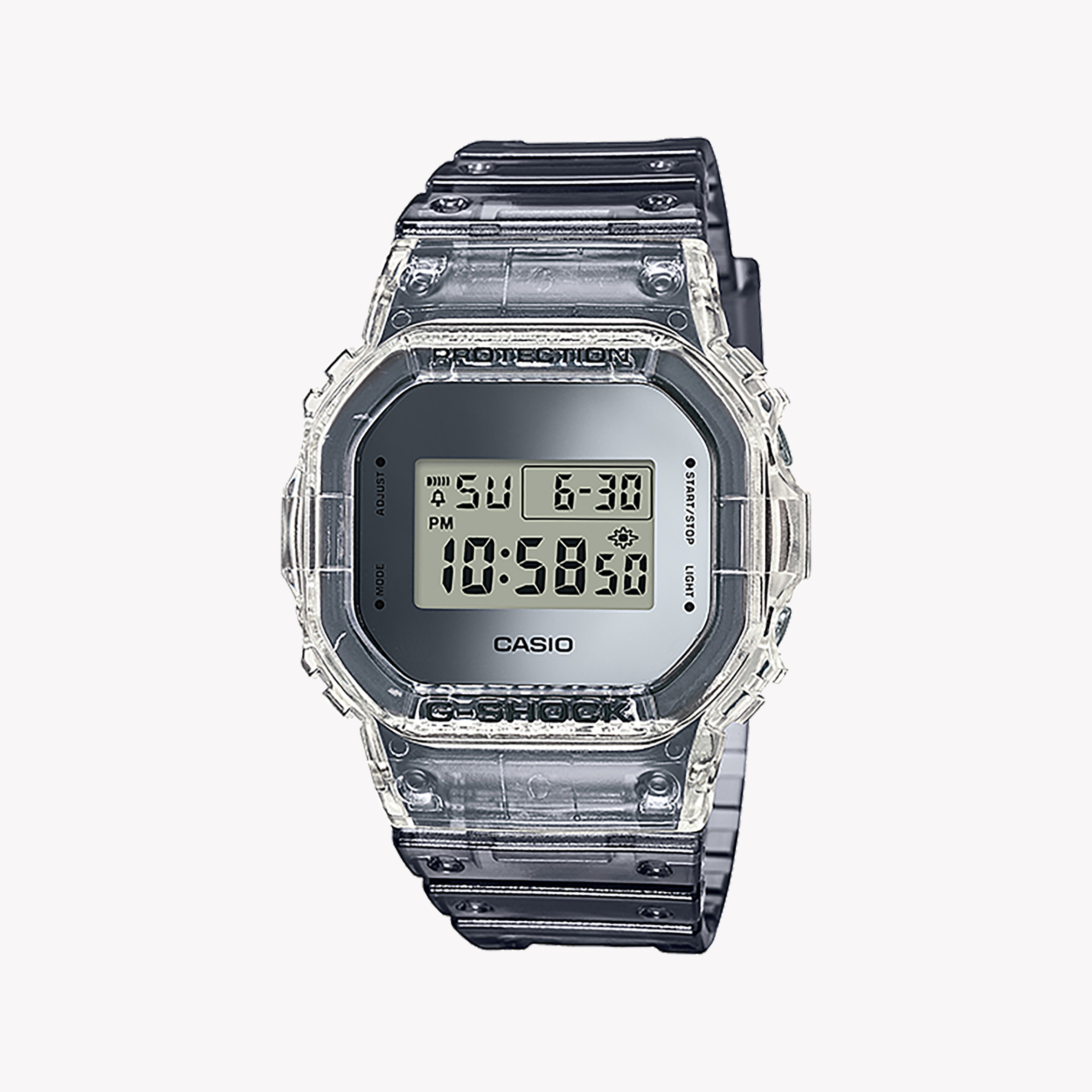 Men's Digital Watches for Modern Aviation-CASIO G-SHOCK DW-5600SK-1DR - ADVENTURE-READY SILVER TIMEPIECE FOR MEN