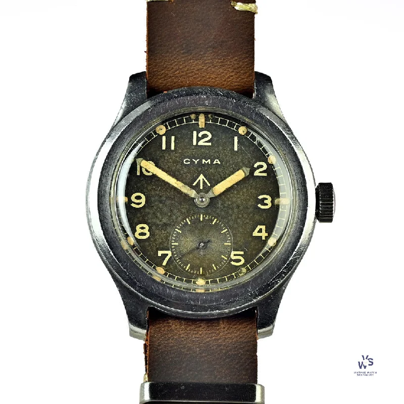 Men's Military Watches for Harsh Environments-Cyma - WWW - Military - Dirty Dozen - Calibre 234 - Issued circa.1944