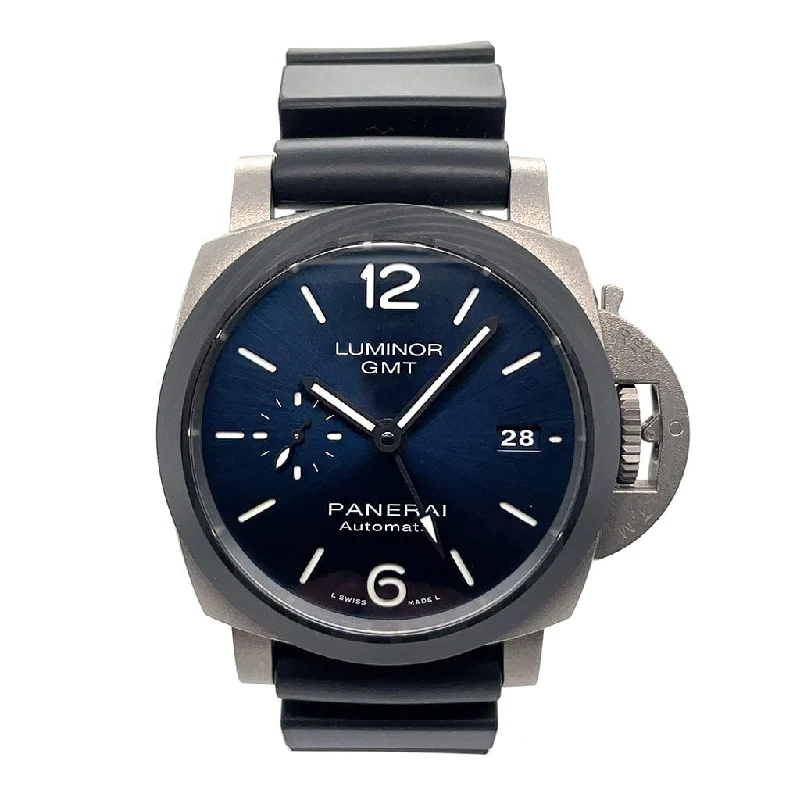 Women's Military Watches with UV Sensor-Panerai Luminor GMT PAM01279 - Certified Pre-Owned