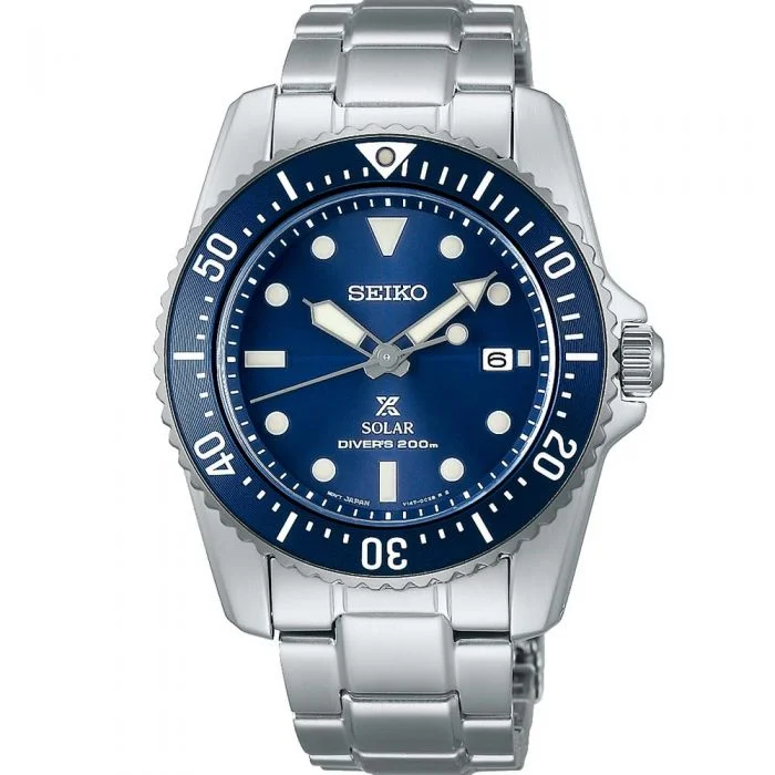 Men's Seiko New Year's Eve Style Watches-Seiko Prospex SNE585P Solar Divers