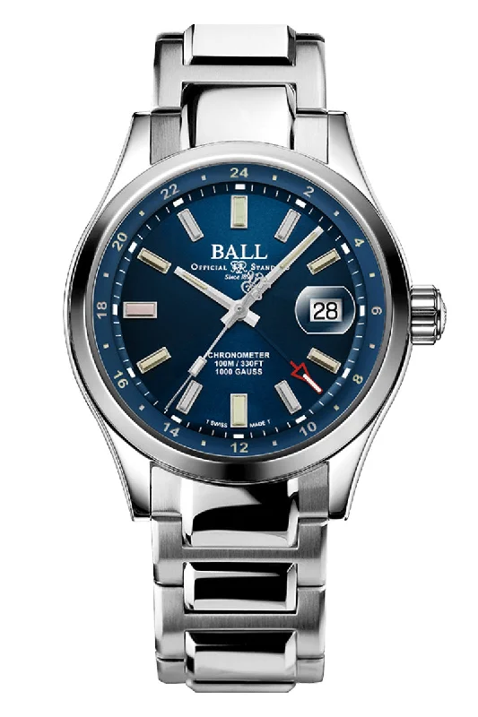 Men's Occasional Dress Watches for Special Events-Ball Engineer III Endurance 1917 GMT 41mm GM9100C-S2C-BER