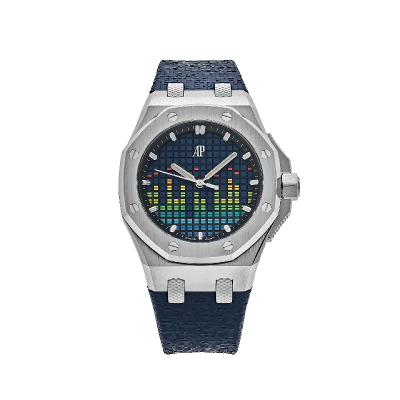 Men's Audemars Piguet Smart Design Watches-Audemars Piguet Royal Oak Offshore 77600TI.OO.A343CA.01 'Music Edition' Titanium Limited Edition (2023)