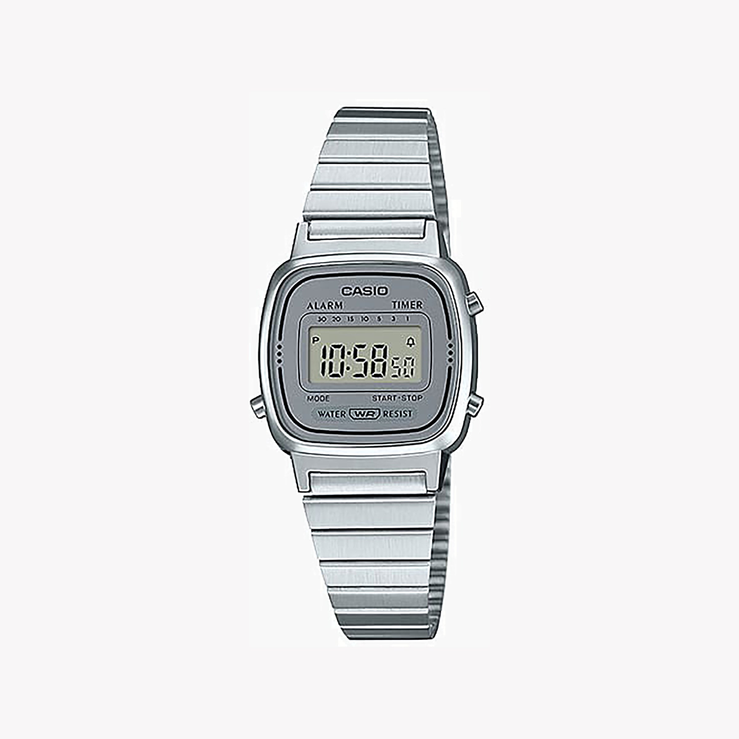 Men's Digital Watches with Compass Calibration-Casio Unisex Stainless Steel & Resin Watch, Digital | LA670WA-7DF