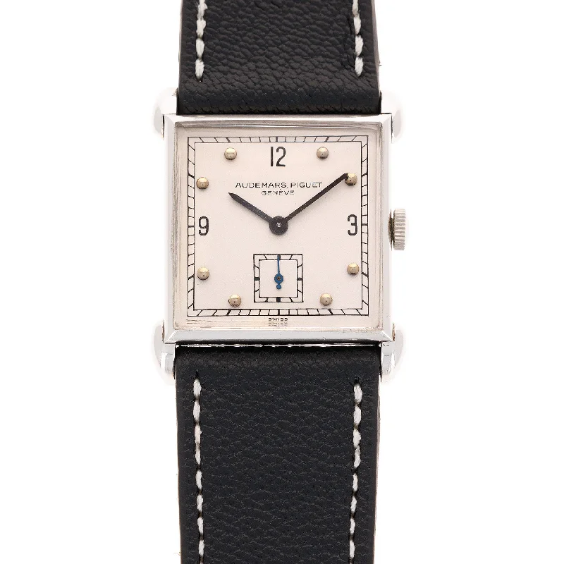 Men's Audemars Piguet Asian Made Style Watches-Audemars Piguet Platinum Square Watch
