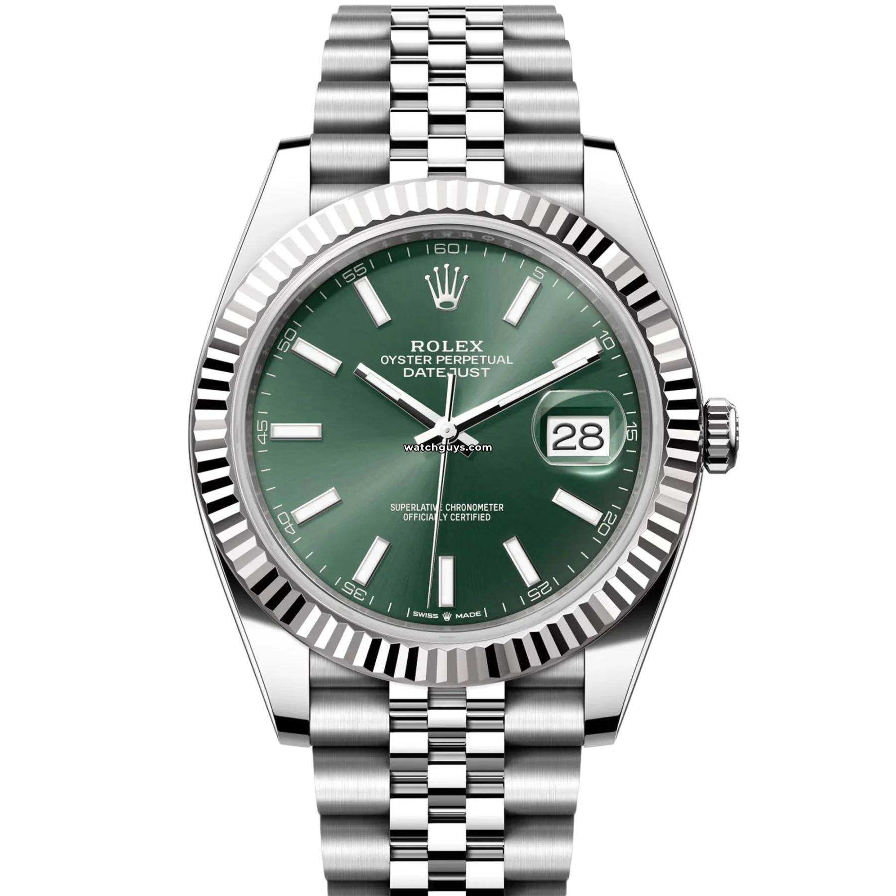 Women's Rolex Holiday Season Design Watches-Rolex Datejust 126334 Mint Green