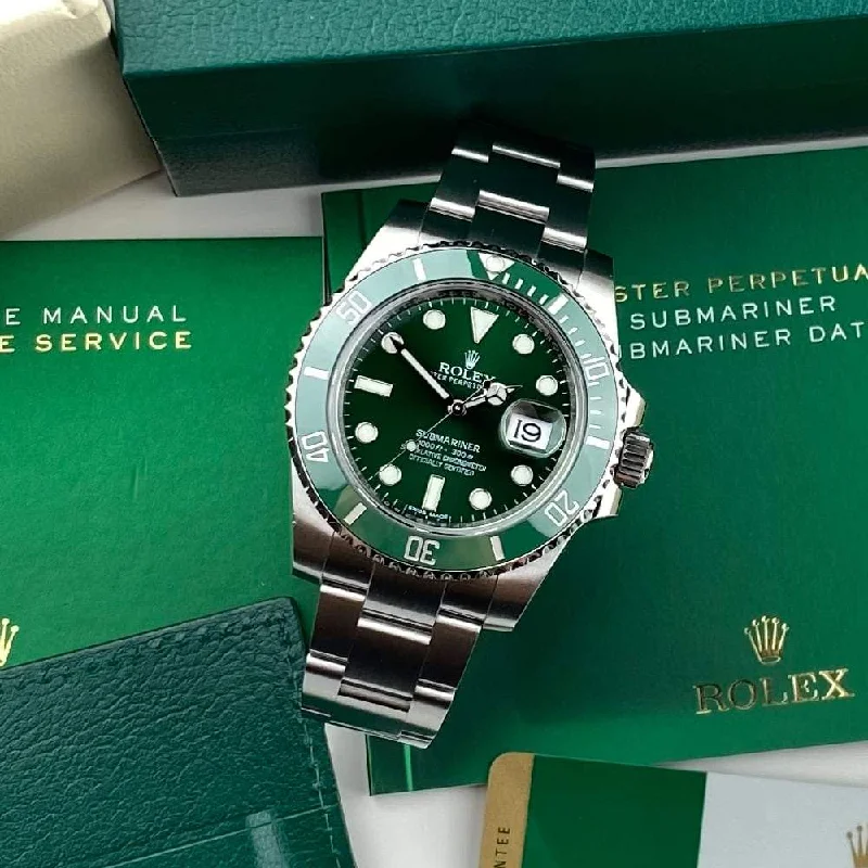 Women's Rolex Spring Watches-Rolex Submariner 116610LV Hulk (2016)