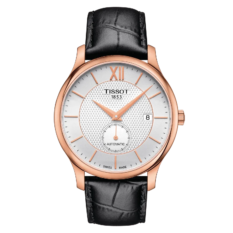 Women's Heritage Watches for Fitness Tracking-Tissot T-Classic Silver Dial Men 40mm