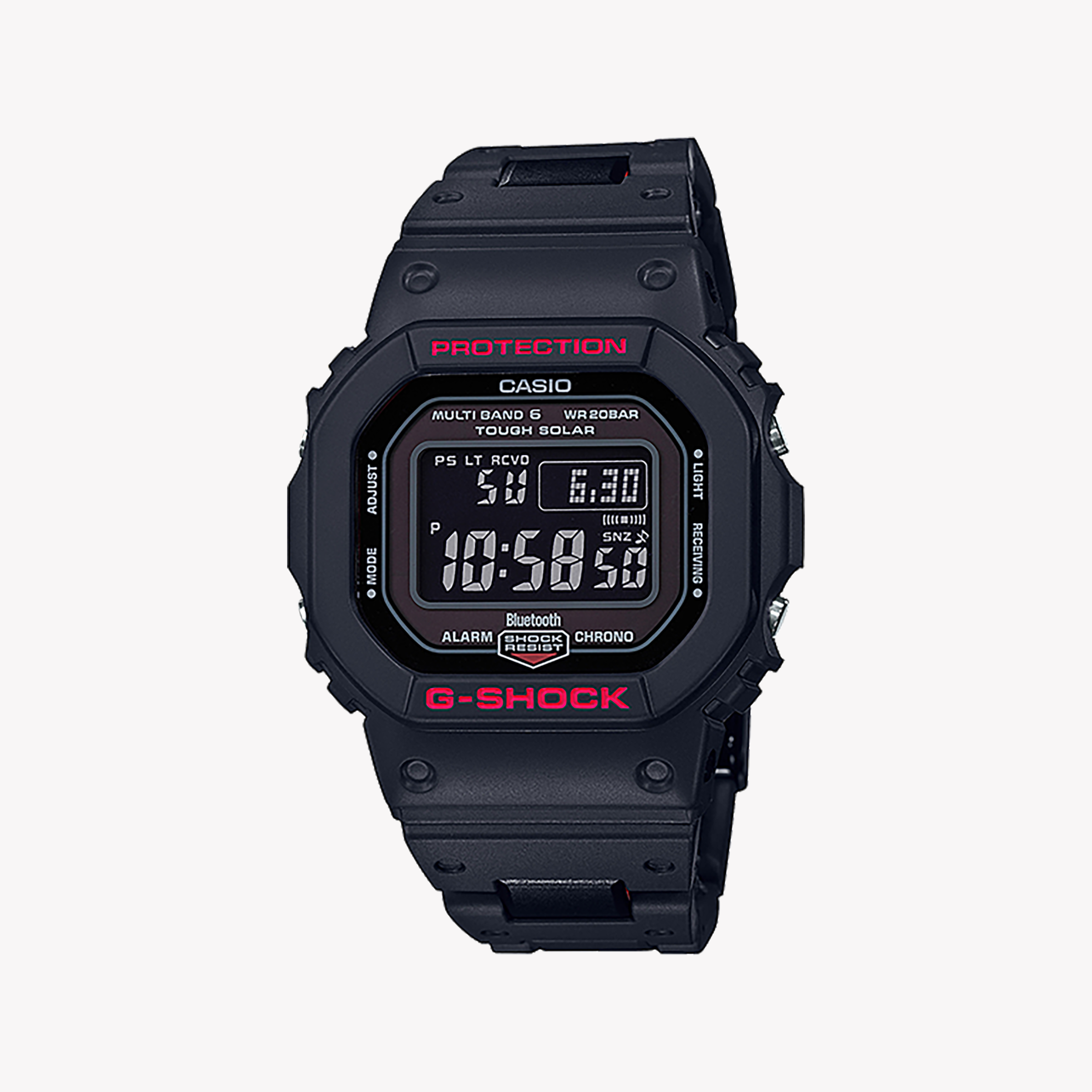 Men's Digital Watches for Retro Charm-CASIO G-SHOCK GW-B5600HR-1DR ADVENTURE TIME - SPORTY BLACK MEN'S WATCH with Bluetooth & Water Resistance