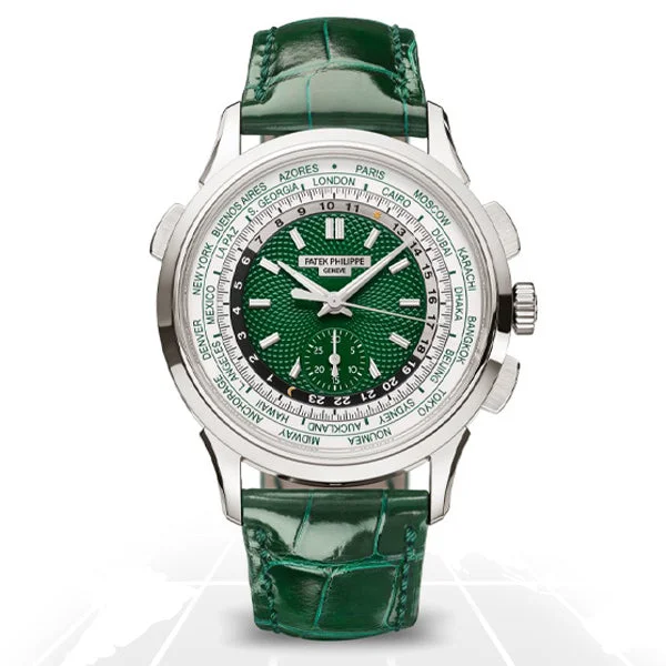Men's Patek Philippe Watches with Advanced Navigation-Patek Philippe	Complications World Time Flyback Chronograph	5930P-001