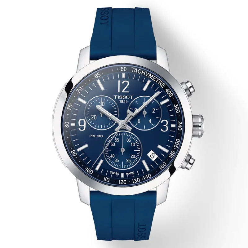 Women's Heritage Watches for Adventure Seekers-Tissot T-Sport Blue Dial Men 43mm