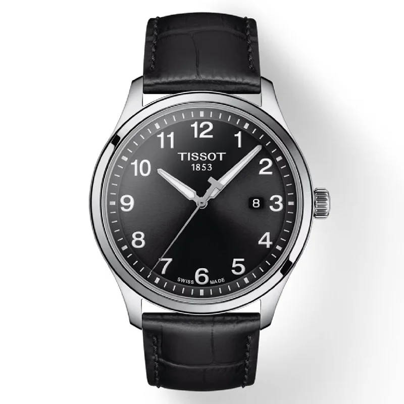 Women's Heritage Watches for Birthday Gifts-Tissot T-Sport Black Dial Men 42mm