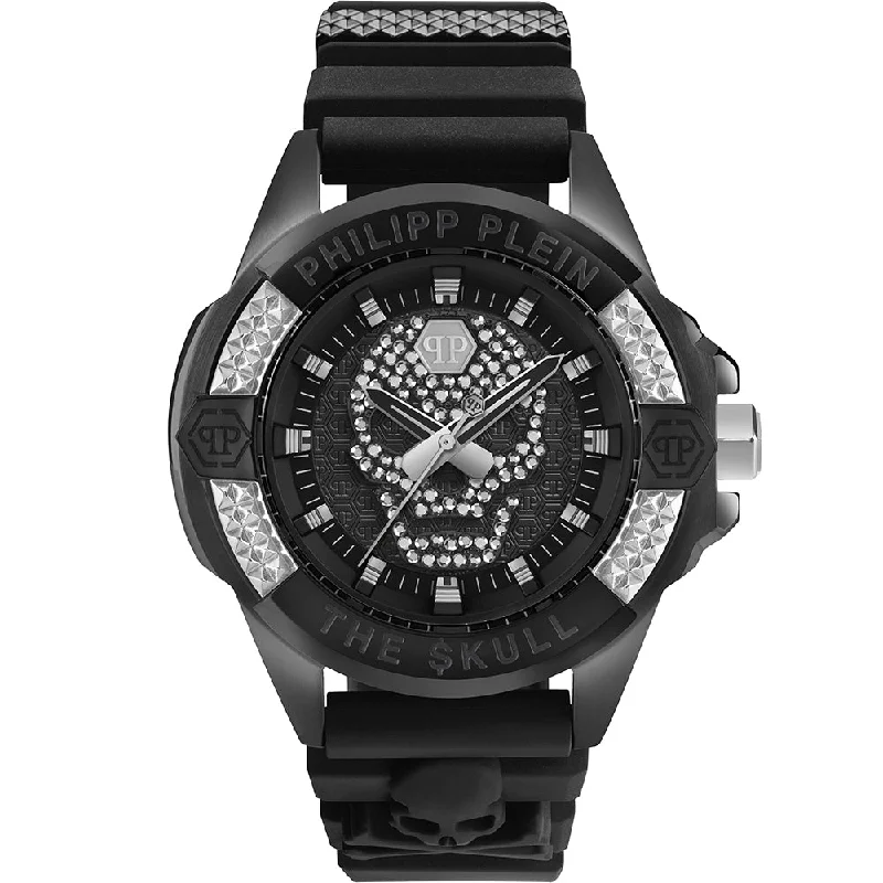 Men's Quartz Watches for Fitness Tracking-PHILIPP PLEIN, THE SKULL WATCH