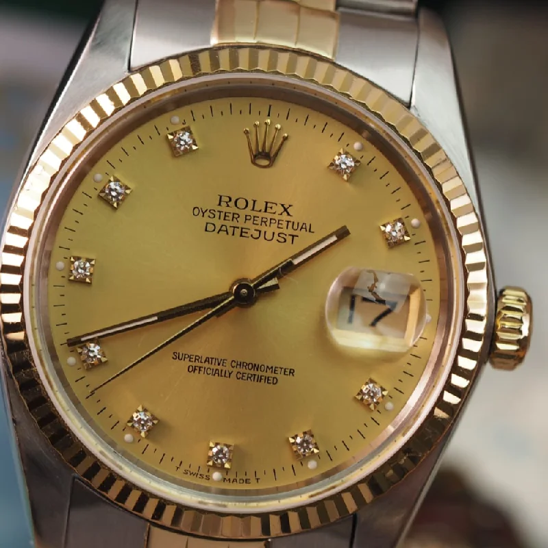Women's Rolex Autumn Design Watches-Rolex Datejust 16013 (1984)