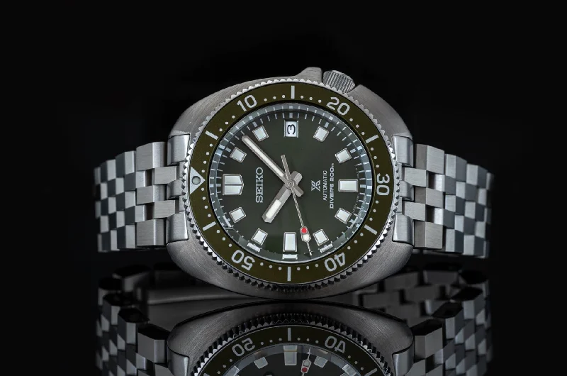 Men's Seiko British Made Style Watches-Super Engineer Bracelet (Seiko SPB15x "Willard")
