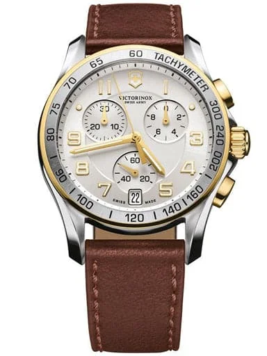 Men's Chronograph Watches for Radio Communication-Victorinox Chrono Classic 241510-2