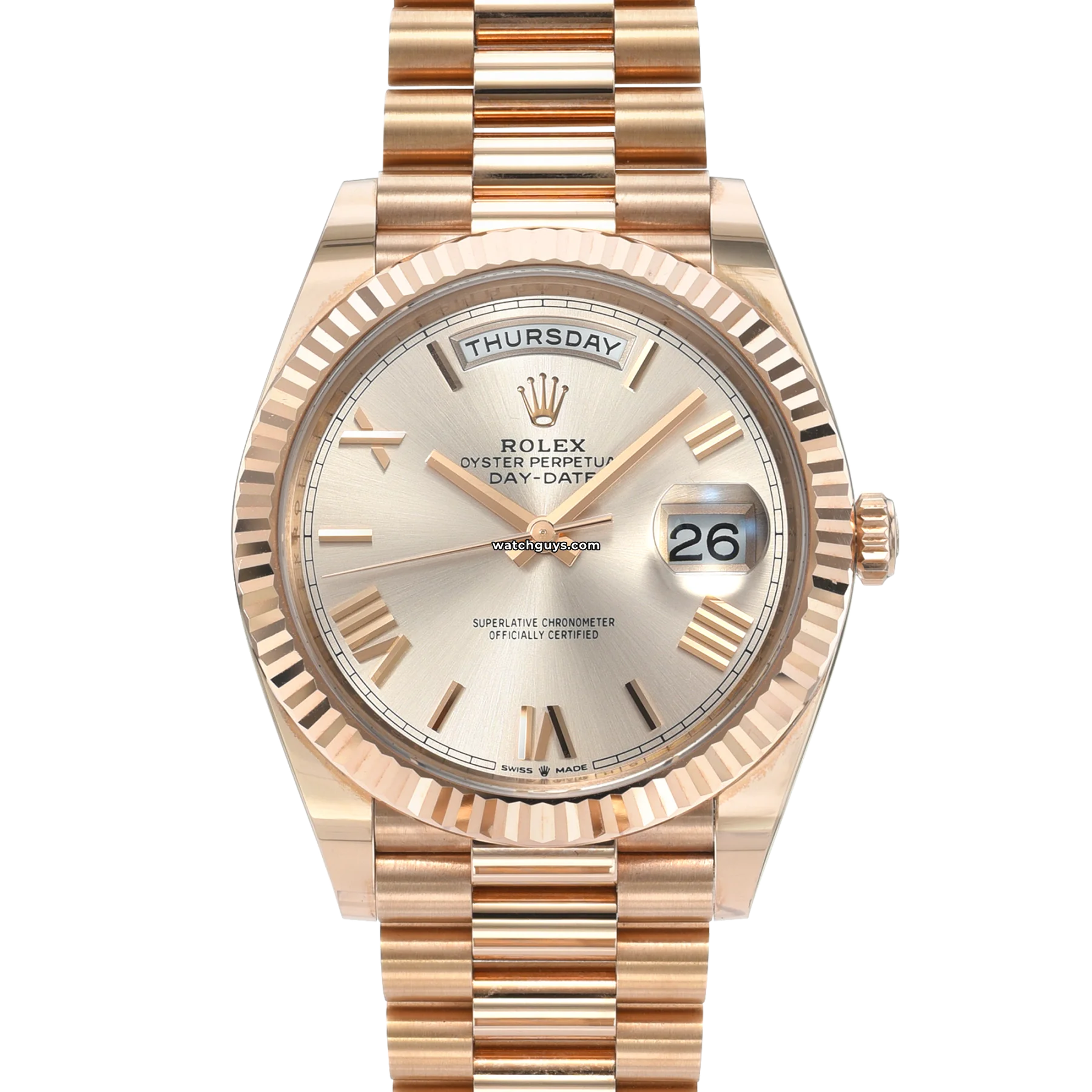 Women's Rolex Night Out Style Watches-Rolex Day-Date 228235 Sundust