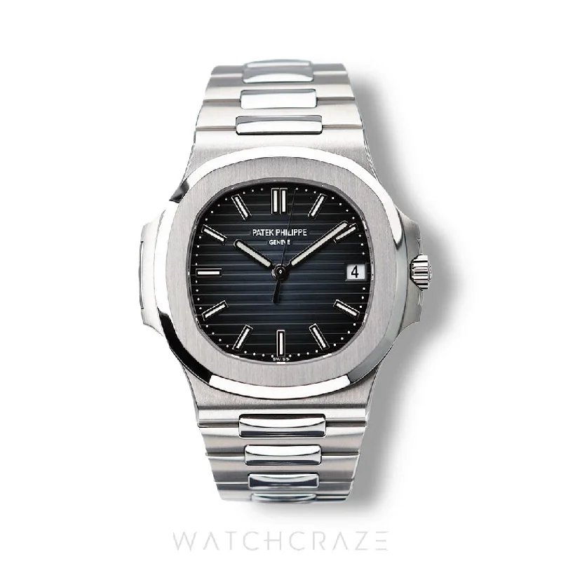 Men's Patek Philippe Watches for Travelers-2019 PATEK PHILIPPE NAUTILUS BLUE DIAL 40MM 5711/1A-010
