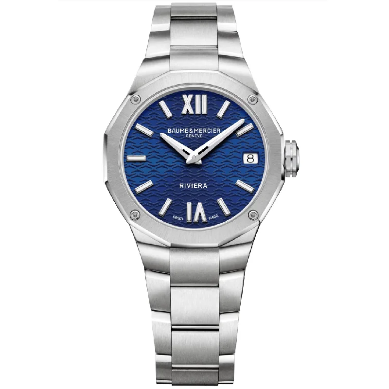 Men's Quartz Watches with Luxury Materials-BAUME & MERCIER, RIVIERA