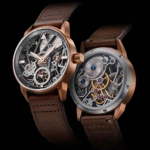 Zelos Skyraider Bronze Skeleton - Limited Edition ETA 6498