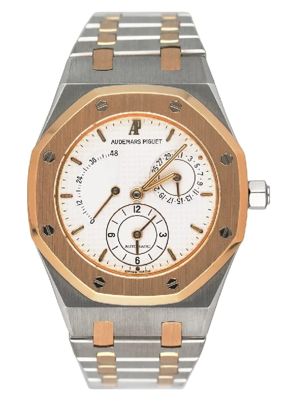 Men's Audemars Piguet Holiday Season Watches-Audemars Piguet Royal Oak Dual Time 25730SA Mens Watch With Papers