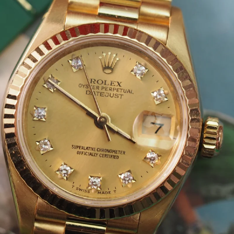 Women's Rolex New Year's Eve Style Watches-Rolex Lady Datejust 69178 (1992)