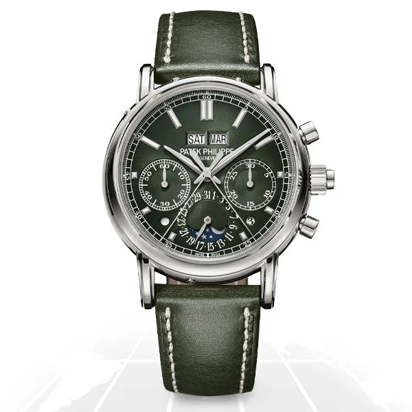 Men's Patek Philippe Watches with Altimeter Calibration-Patek Philippe Grand Complications Split Seconds Perpetual Calendar Chronograph 5204G-001 Men's Patek Philippe Watches with Altimeter Calibration-Patek Philippe Grand Complications Split Seconds Perpetual Calendar Chronograph 5204G-001